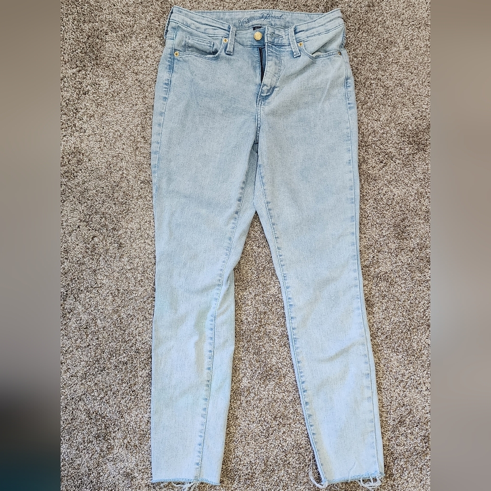 Universal‎ Thread High Rise Skinny Frayed Raw Hem Jeans 4/27R